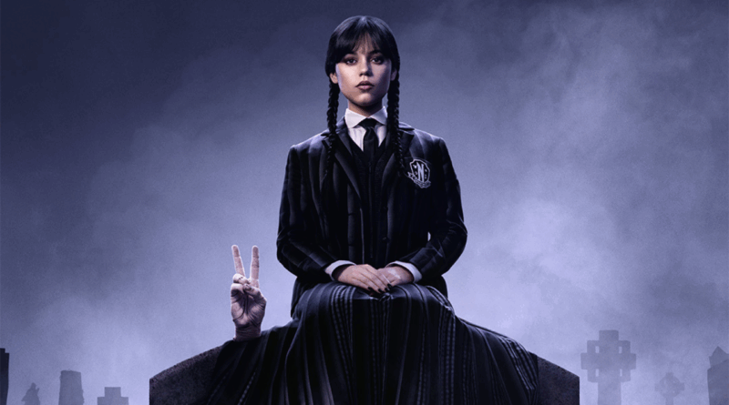 Banner da última parte da segunda temporada da série "Wandinha" | Reprodução/Instagram/@netflixbrasil