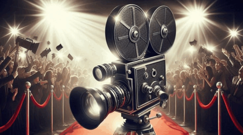 Foto ilustrativa de uma câmera de cinema | reprodução/Pinterest