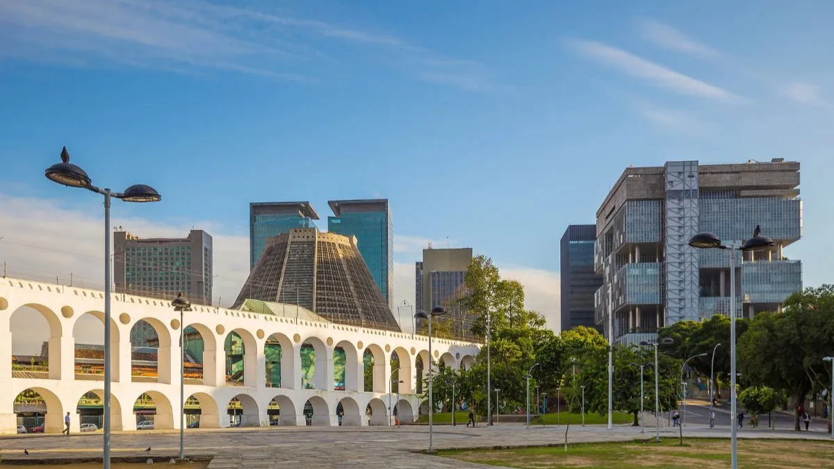Foto dos Arcos da Lapa no RJ para ilustrar a agenda cultural do RJ