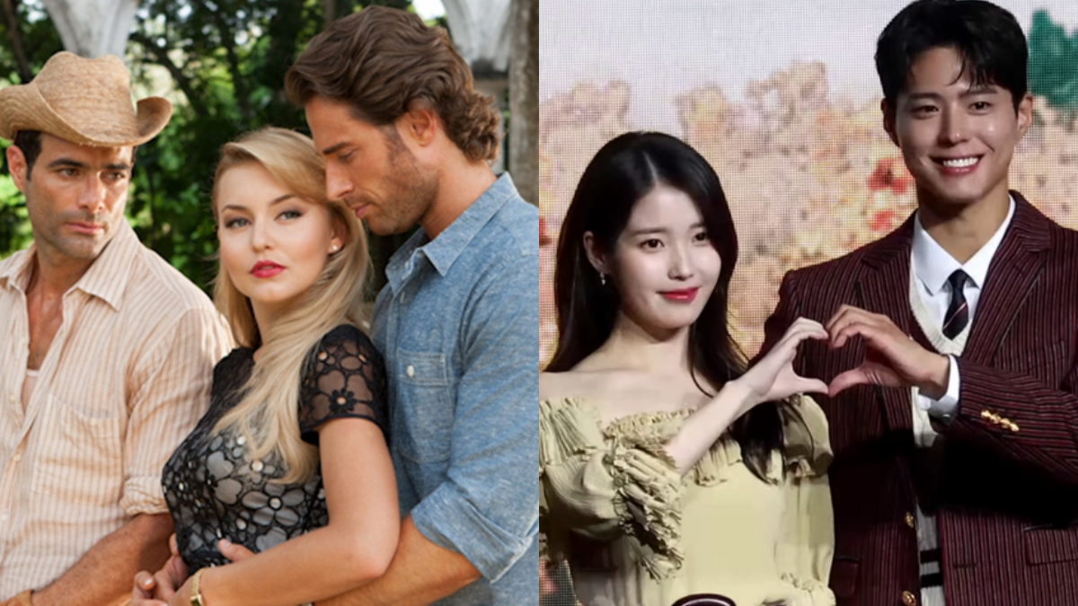 à esquerda, a novela mexicana "O Que a Vida me Roubou" e à direita, o dorama "Se a Vida te der Tangerinas"