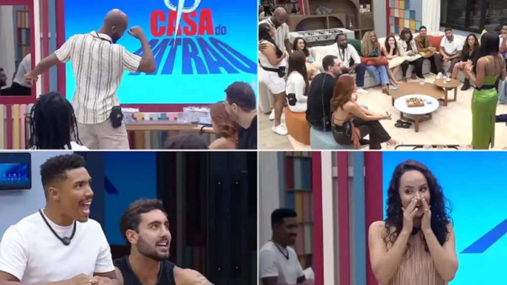 Fotos da interação dos participantes da Casa do Patrão