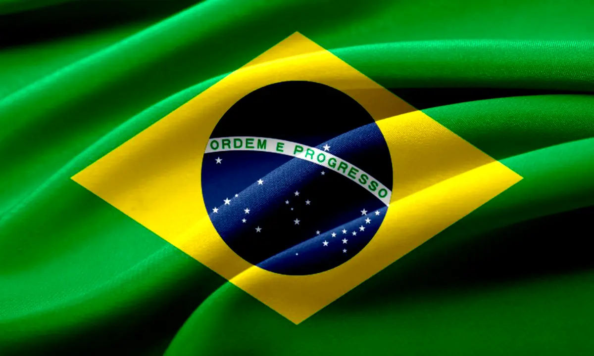Foto da bandeira do Brasil ; Dia do Hino Nacional