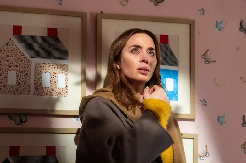 Emily Blunt em cena do novo filme de Steven Spielberg, 'Dia D'