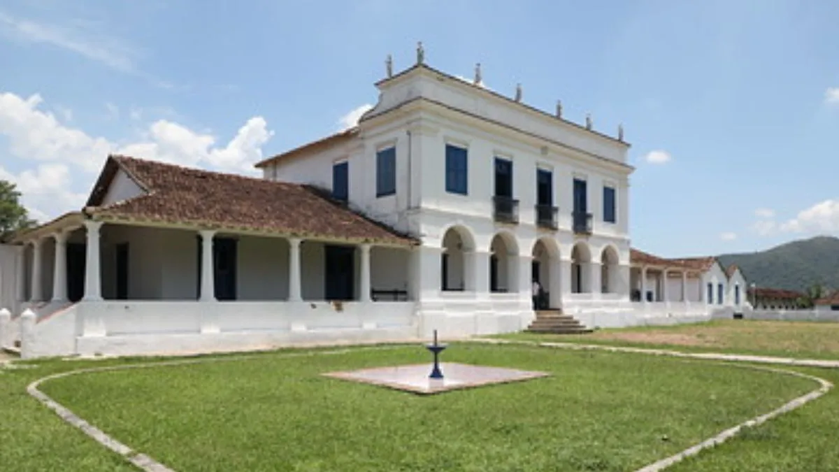 Fachada da Fazenda Baronesa (Fazenda da Taquara), localizada em Jacarepaguá - Rio de Janeiro | reprodução/ Prefeitura do RJ
