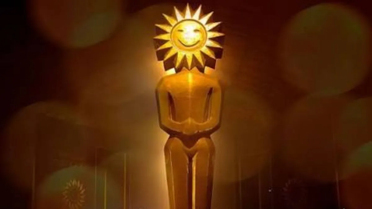 foto da estatueta dourada do Festival de Gramado