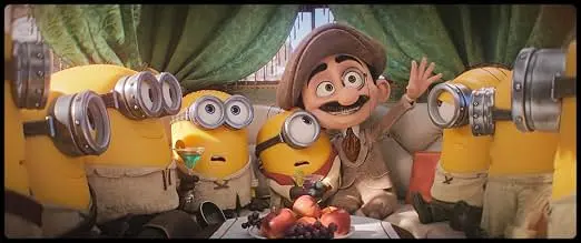 Minions e o cineasta fictício Max, em Minions & Monstros