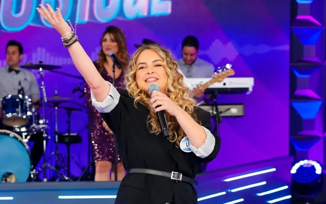 Lua Blanco em apresentação na TV