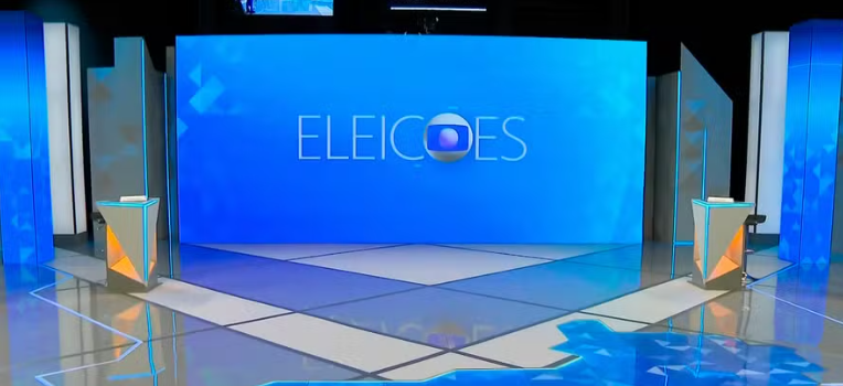 Palco do debate na TV Globo